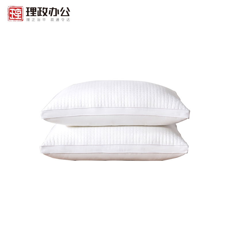 [理政]办公家具 枕芯 简约现代纯棉面料用品 羽丝填充高清大图
