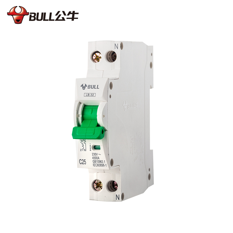公牛(bull) 空气开关 带漏电保护开关 1P+N/10A漏电保护器断路器空开