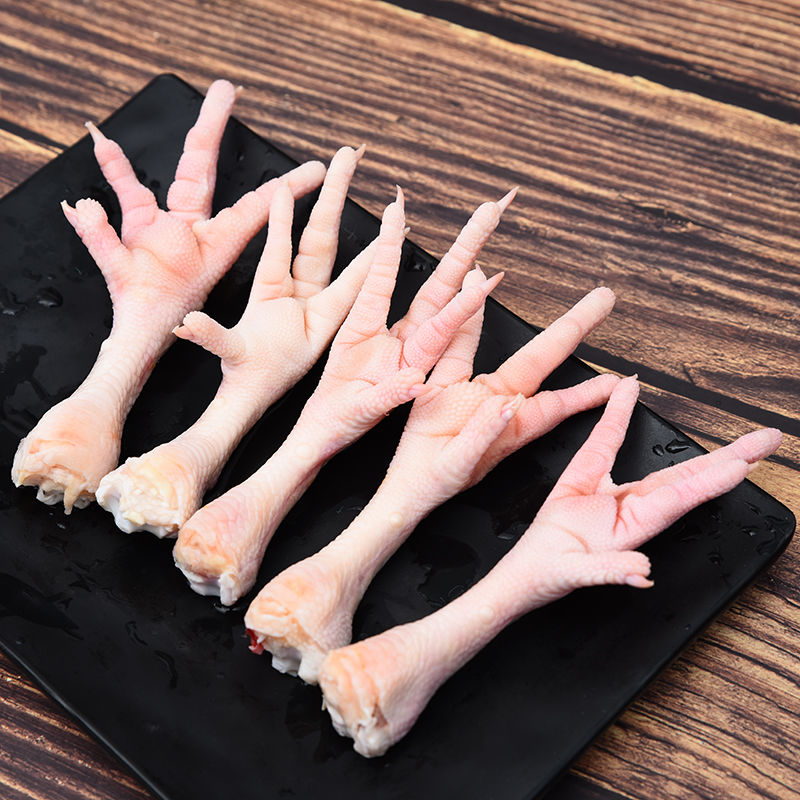 生鸡爪冷冻鸡爪凤爪新鲜鸡爪2斤4斤装卤菜鸡肉鸡分割品滋补美味 4斤