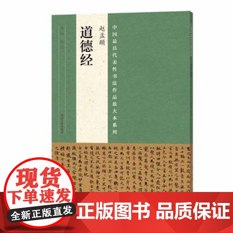 赵孟俯小楷道德经 中国代表性书法作品放大本名家楷书毛笔字帖技法临摹书籍成人练字书法教材 河南美术出版社高清大图