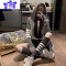 Ideamini春夏中筒长袜韩国棉小腿袜日系TB学生袜女jk高筒袜运动潮牌长筒袜丝袜