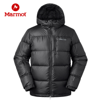 Marmot/土拨鼠秋冬700蓬拒水鹅绒男士羽绒服 防风保暖防泼水面包款羽绒服