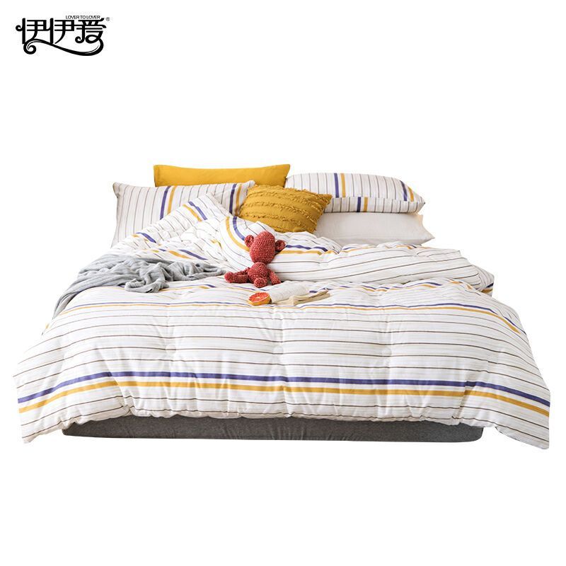 伊伊爱 Z01900025全棉印花四季保暖被单人双人被150*200cm*1小时光