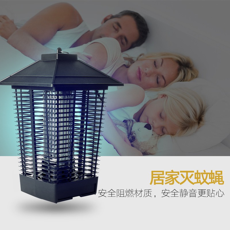 户外防水灭蚊灯灭虫器养殖场农用诱虫灯庭院杀虫灯室外灭蚊器 三维工匠高清大图
