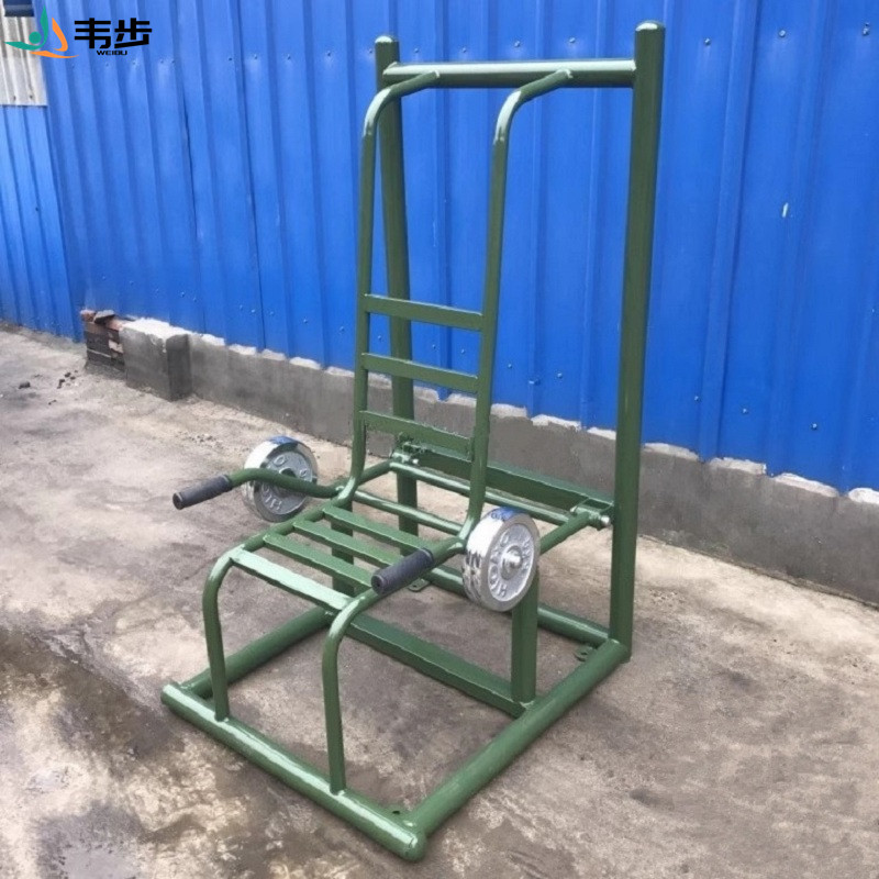 韦步WB9762室外提拉训练器负重加重坐拉架下压组合器械户外推举深蹲卧推高清大图