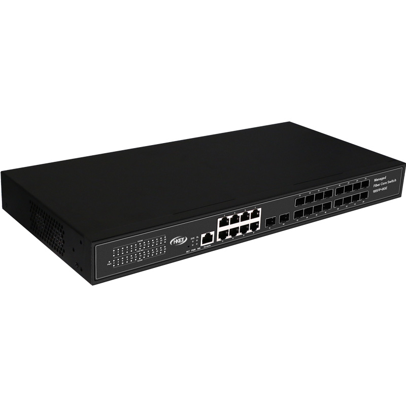 华科亿通 18光+8电全千兆网管型交换机 HKET S10818G高清大图