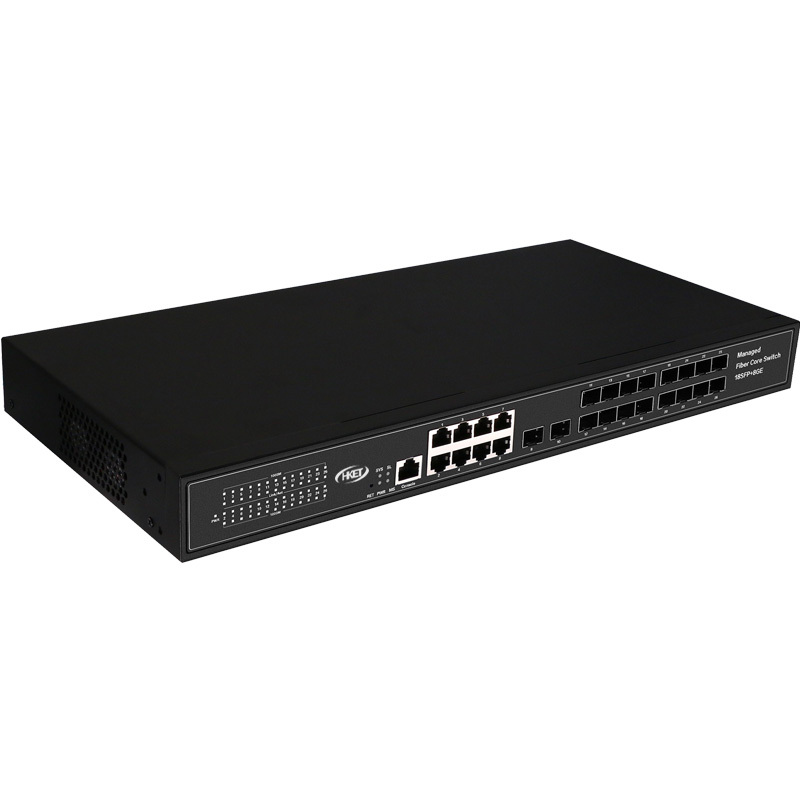华科亿通 18光+8电全千兆网管型交换机 HKET S10818G