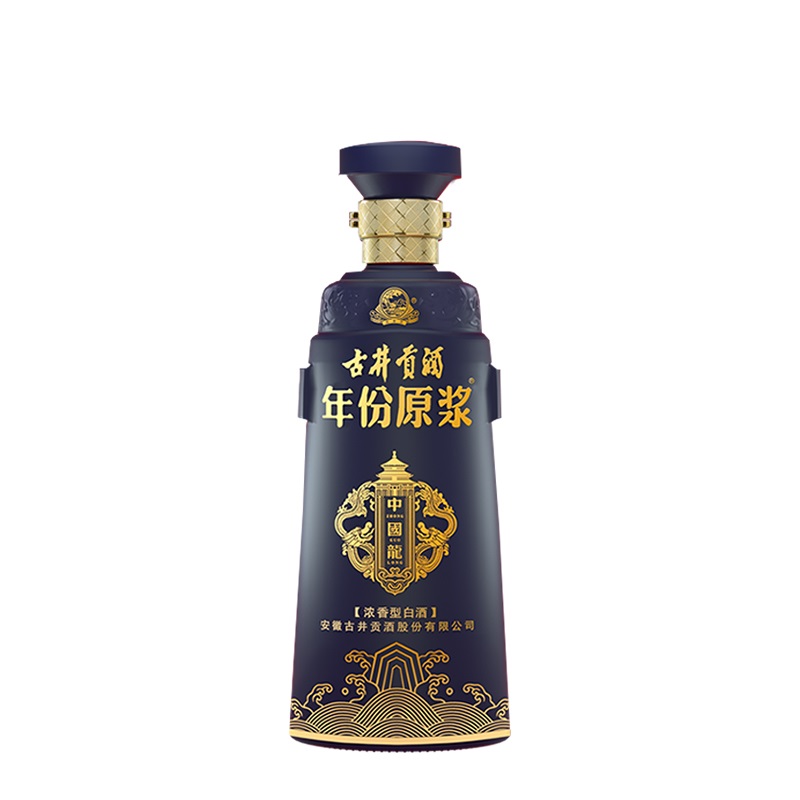 古井贡牌 古井贡酒 年份原浆 中国龙 50度 500ml 单瓶装 浓香型白酒高清大图