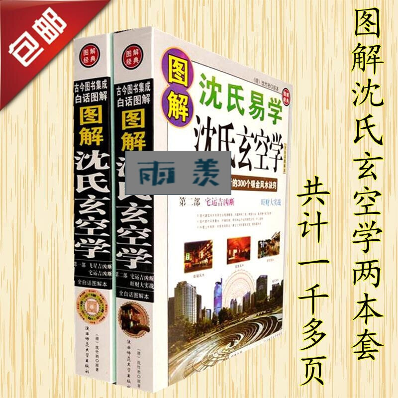 沈氏玄空学 沈竹礽 玄空风水阳宅宅九宫飞星周易学书