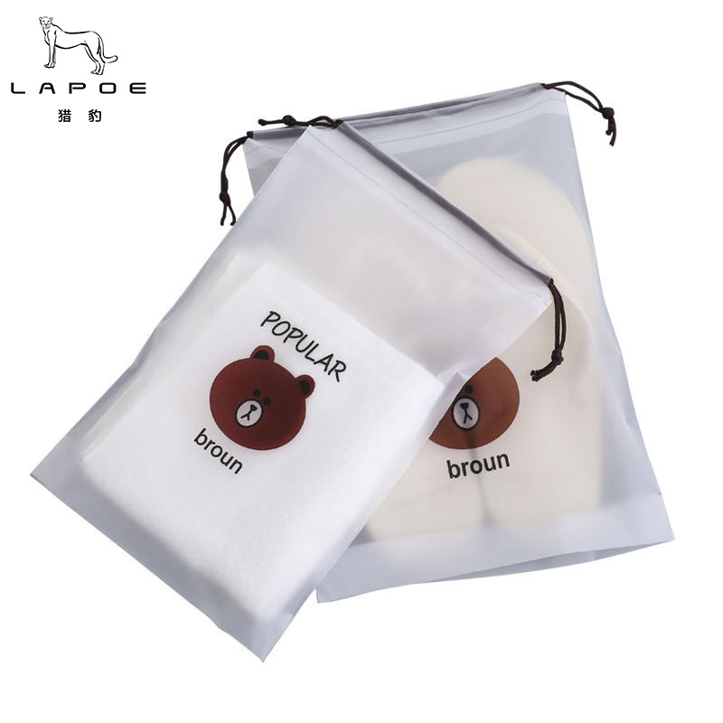 猎豹 磨砂抽绳束口袋收纳袋M-20*30cm/个高清大图