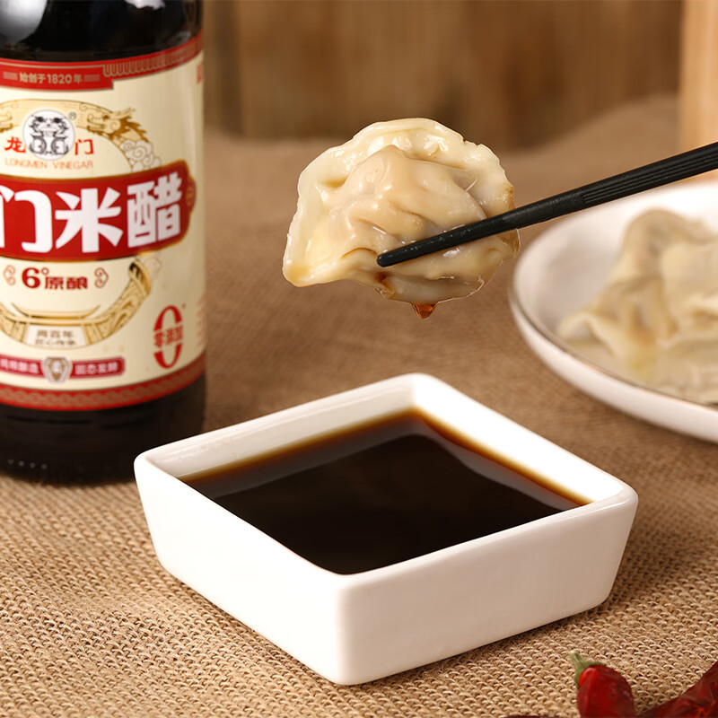 龙门 醋 龙门米醋 6度原酿 纯粮酿造 480ml
