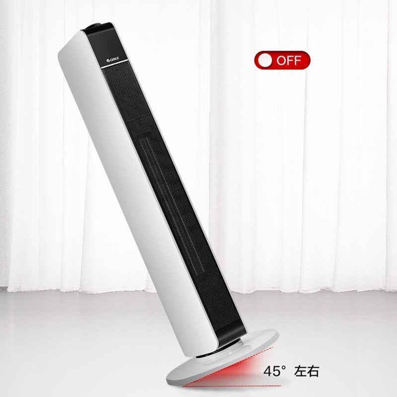 格力(GREE)取暖器NTFG-X6021暖风机家用塔式电暖风机小型倾倒断电广角送暖 立式节能 倾倒断电 安全保护
