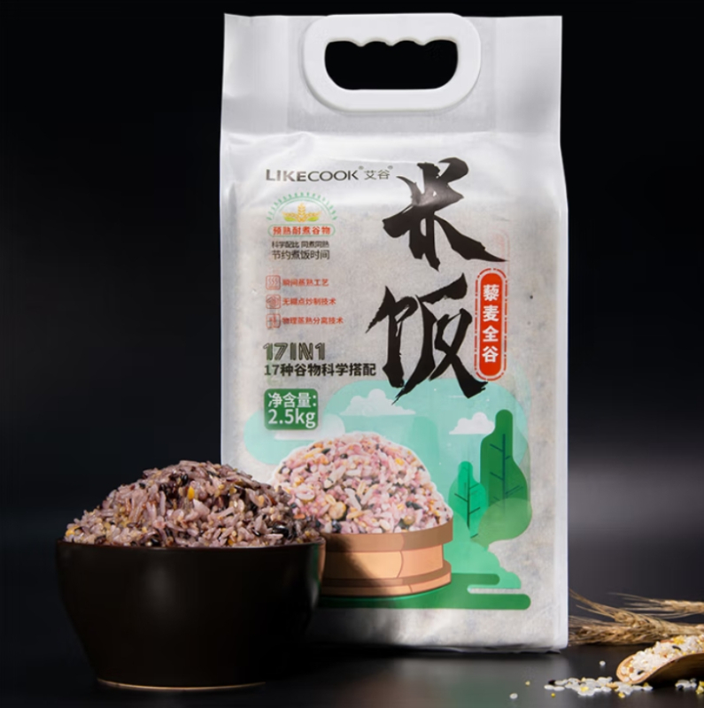 艾谷藜麦全谷米饭2.5kg