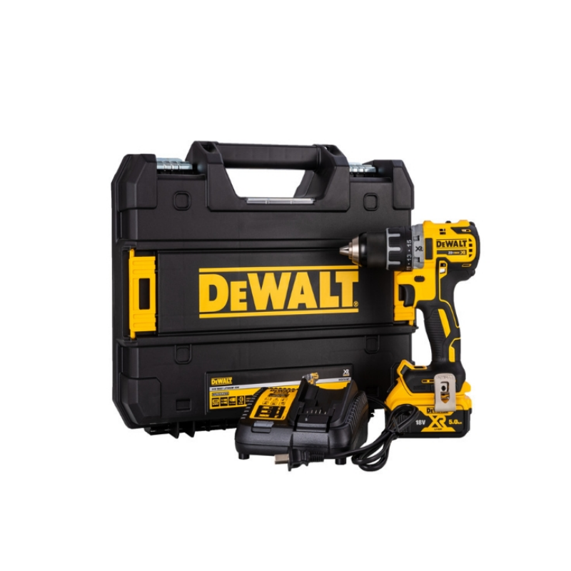 得伟无刷高负载充电式13mm冲击钻/电钻/起子机(2*4.0Ah电池+充电器)(DCD996-4X2) DCD996M2