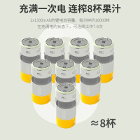 利仁LLJ-A719榨汁杯便携式榨汁机 700ML户外随行杯 高硼硅玻璃