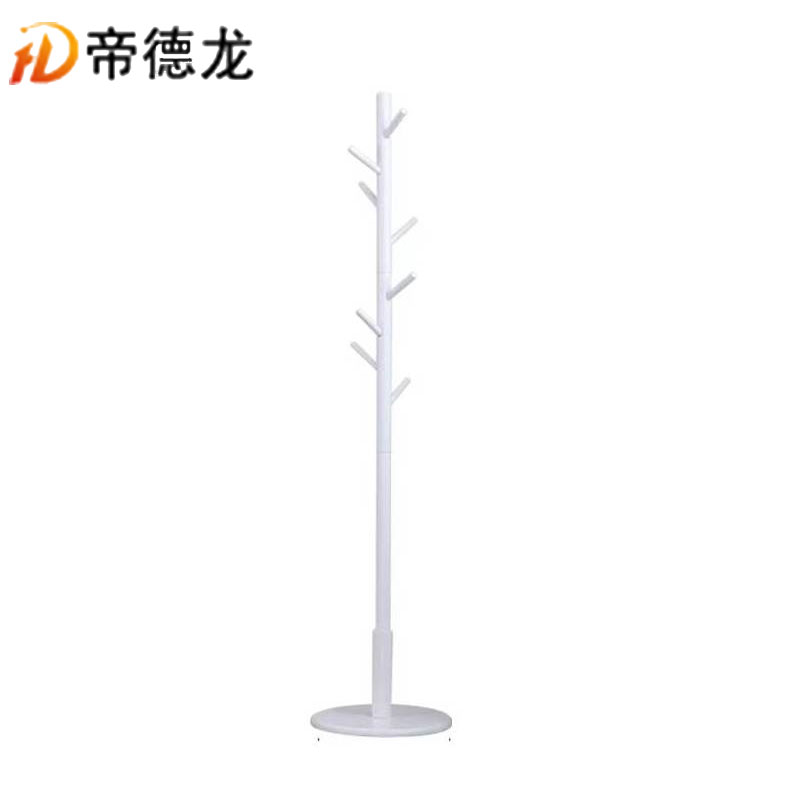 帝德龙木质衣帽架挂衣架M06 400*400*1750mm高清大图
