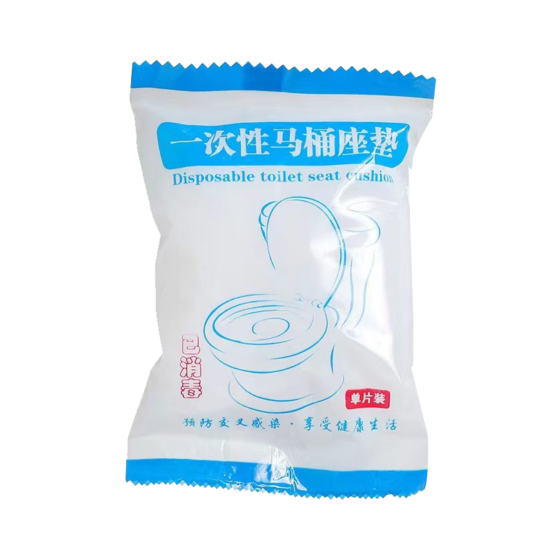 谋福 一次性无纺布坐垫纸(无纺布 白色 独立包装 100只)