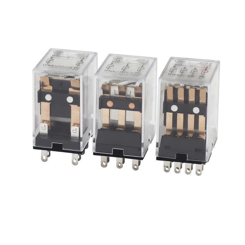 俊伟达小型中间继电器220v交流24v12v直流HH52P 53P 54P图片