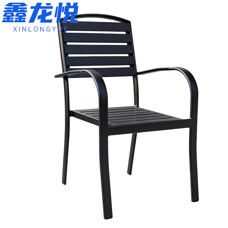 鑫龙悦户外椅黑色把高清大图