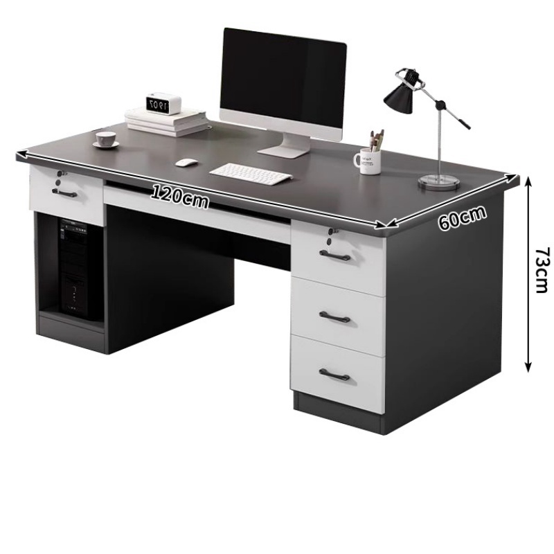 豫龙都电脑桌1.2m张高清大图