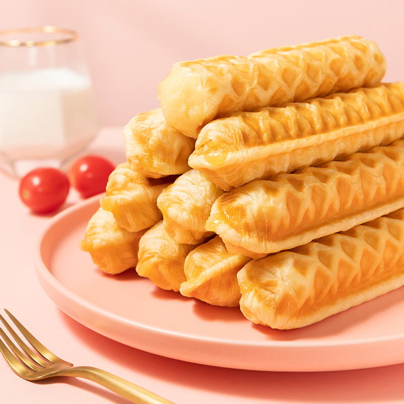 爱乡亲肉松手撕面包棒338g