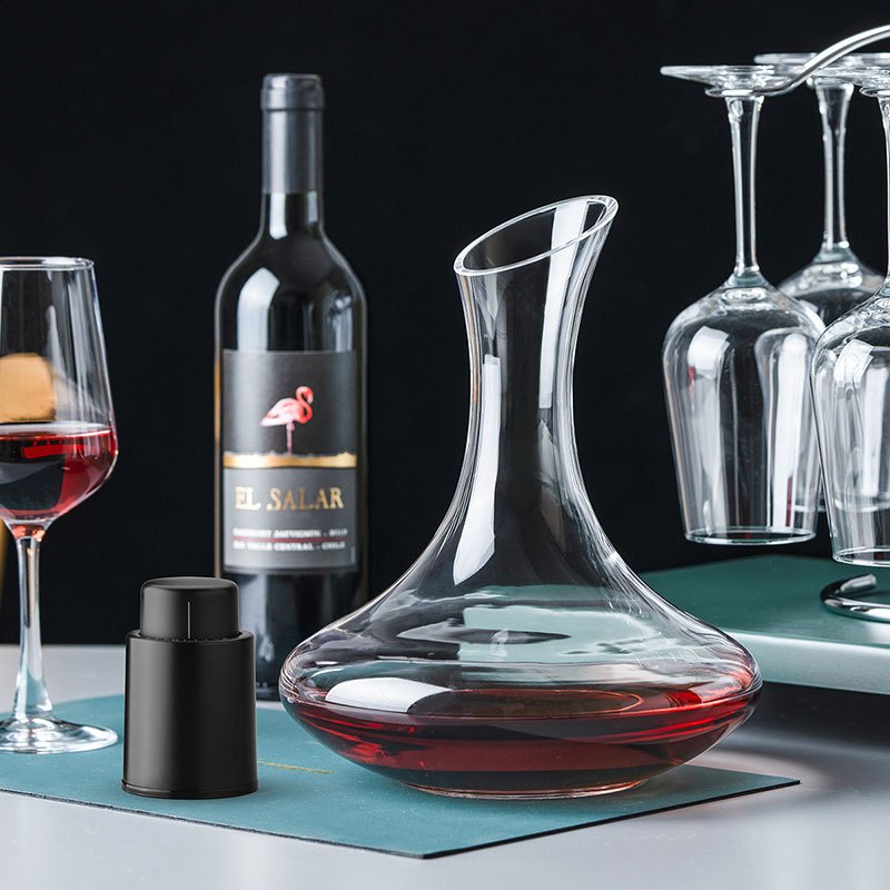 CLITON 玻璃醒酒器 斜口快速红酒醒酒器家用倒酒器分酒器酒壶