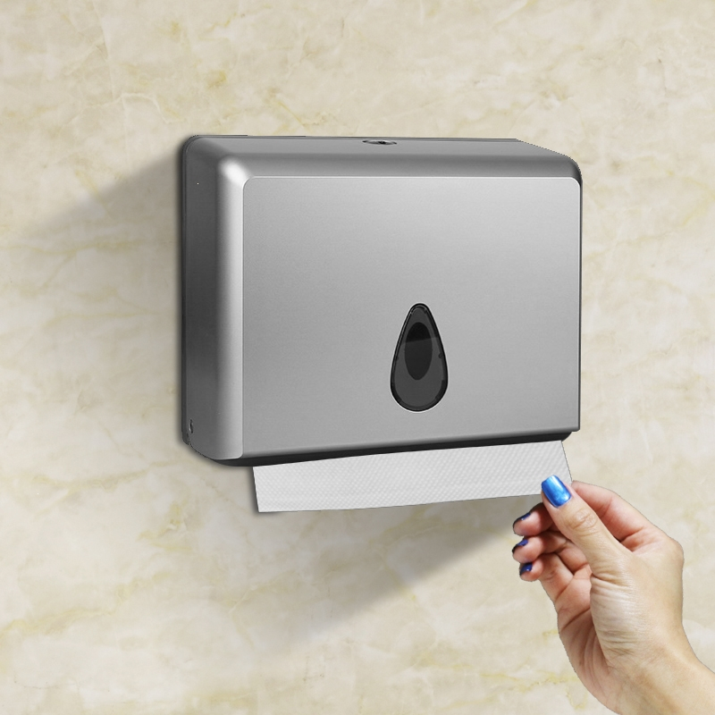厕所纸巾盒挂式擦手纸巾盒防水纸巾架厨房古达擦手纸盒免打孔