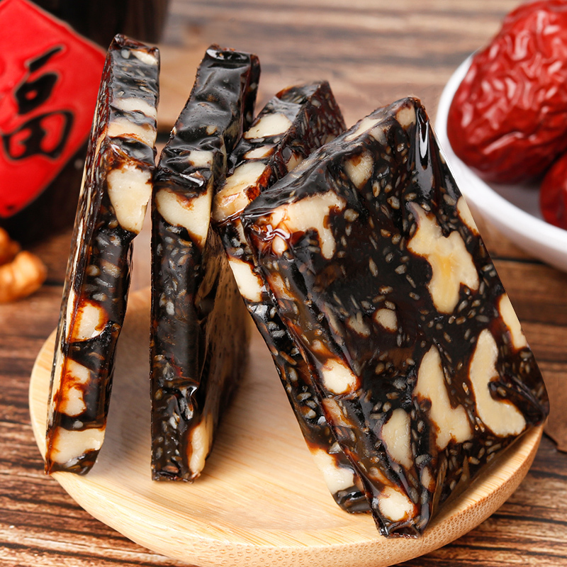 福牌阿胶糕500g玫瑰型阿胶固元膏铁盒礼盒即食阿胶膏