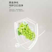 统帅(leader)海尔出品 618升对开门超薄冰箱 一级双变频 黑金净化 BCD-618WGLSSEDW9