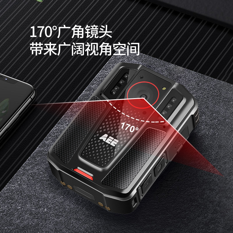 AEE记录仪DSJ-K5 2160P高清4800万像素便携随身现场记录128G激光定位