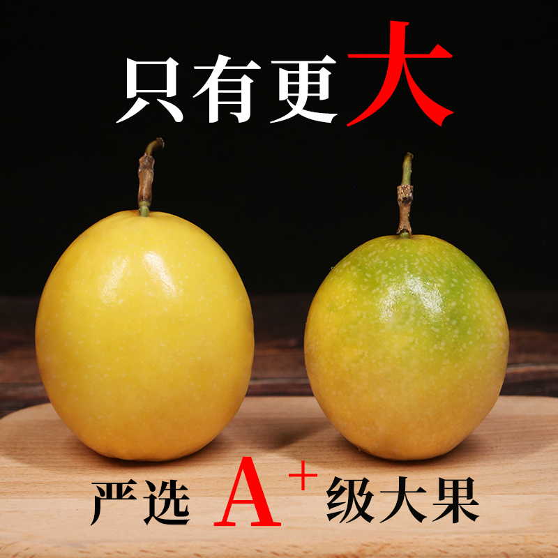 [五个农民]福建黄金百香果12个装大果[精美礼盒装]送礼佳品