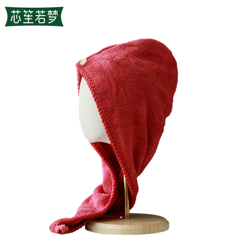芯笙若梦 毛巾 干发帽 25*65cm/条高清大图