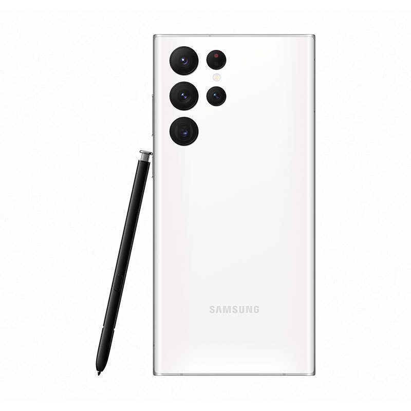 三星 SAMSUNG Galaxy S22 Ultra 12GB+512GB 超视觉夜拍系统 超耐用精工设计 大屏S Pen书写 羽梦白 5G手机