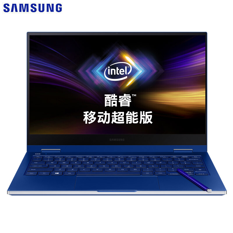 三星(SAMSUNG)Galaxy Book Flex 13.3英寸二合一轻薄笔记本(十代i7 16G 1T SSD)蓝高清大图