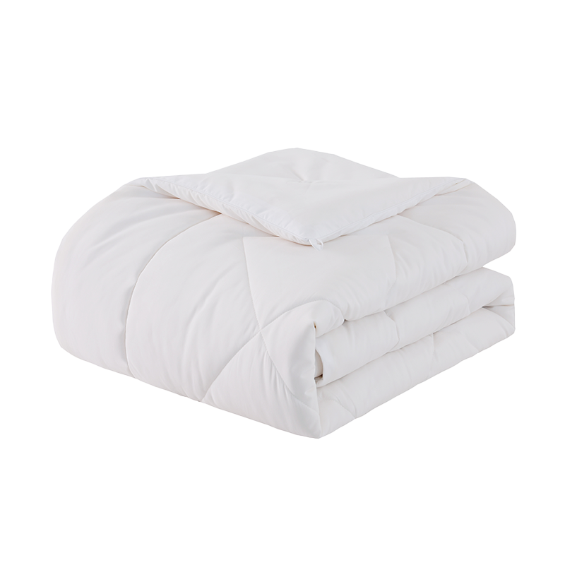 LA MAISON DE SASHA 黄金蚕丝大豆纤维被 简约保暖亲肤加厚母婴A类春秋被冬被四季被 白色 200*230cm（5-6斤）