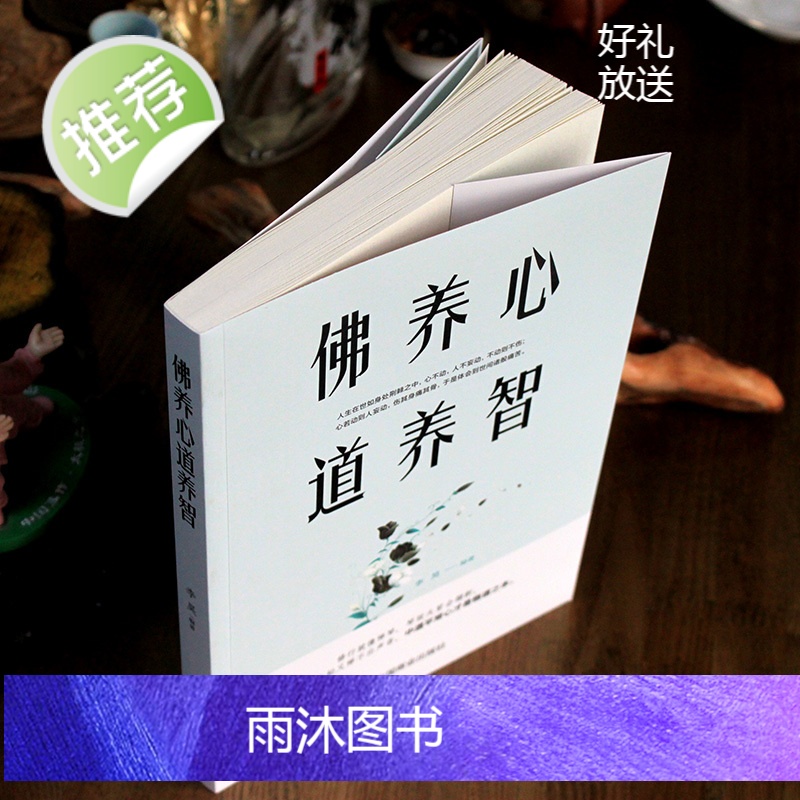 佛养心 道养智 佛学故事道禅典故静心书籍女性励志书籍 提高自我修养气质情商读物心灵鸡人生智慧心理学青春励志书枕边书籍 畅高清大图