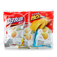 好丽友 好友趣 三连包111g*3组(休闲零食) 膨化食品 薯片 休闲小吃零食品