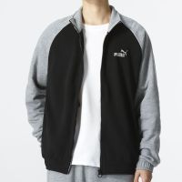 彪马（PUMA）外套男装新款健身训练运动服户外时尚休闲舒适防风针织夹克674642-01 ZP M 674642-01/黑色/灰色