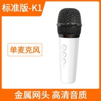 无线话筒防啸叫家用唱歌专用KTV会议主持户外K歌老师上课教学导游麦克风无杂音扩音器通用 白色标准版送充电套装