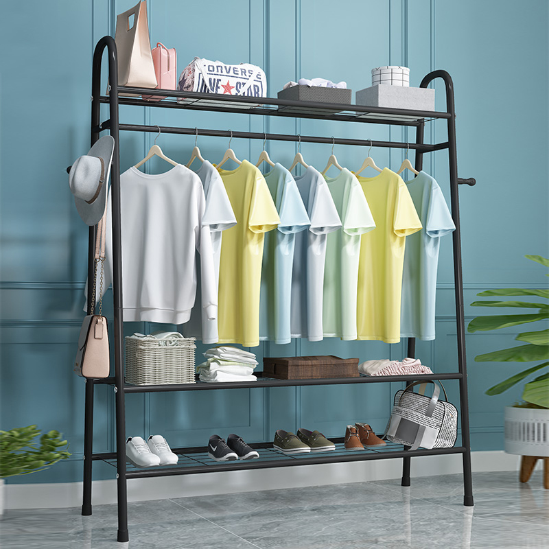 落地挂衣架阿斯卡利家用卧室内单杆式收纳置物架ascari宿舍晾衣服架子