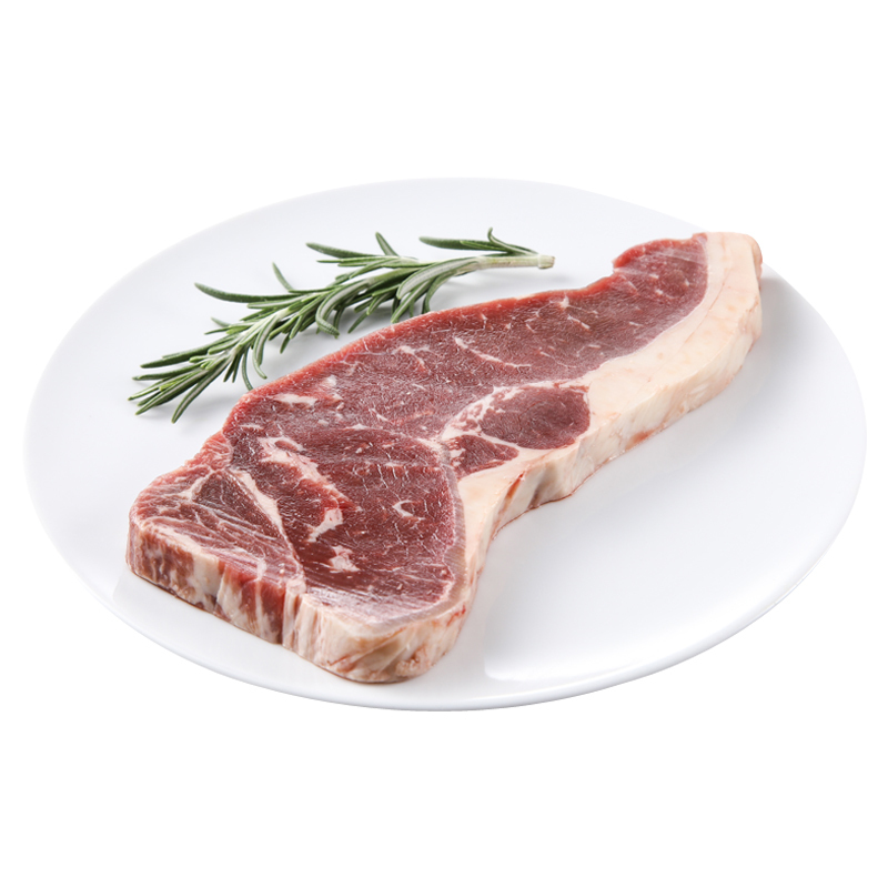 悠司坊 澳洲进口原肉整切牛肉生鲜 安格斯原切西冷牛排180g