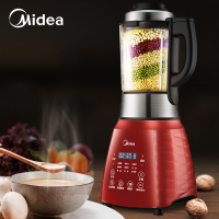 美的(Midea)家用高温熬煮加热智能防溢破壁料理机绞肉馅机豆浆机可预约果汁辅食榨汁机 八叶破壁丨一键预约丨大火熬煮