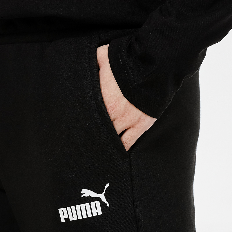 PUMA彪马长裤男2021秋季新款运动裤休闲黑色束脚小脚裤子588730
