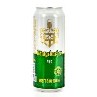 德国原装进口 德冠1689黄啤 500ml 单听 330周年包装升级