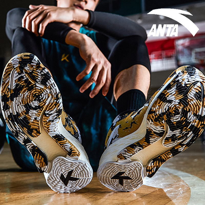 安踏篮球鞋男鞋2019春季KT4汤普森4代圣诞战