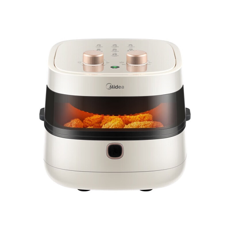 美的 超嫩力 空气炸锅家用一体多功能4.5升大容量 KZE4501W
