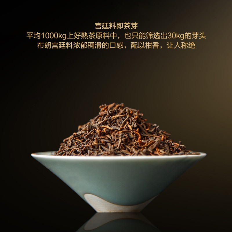 素言茶坊 金框礼盒陈皮小青柑30粒 BJDT高清大图