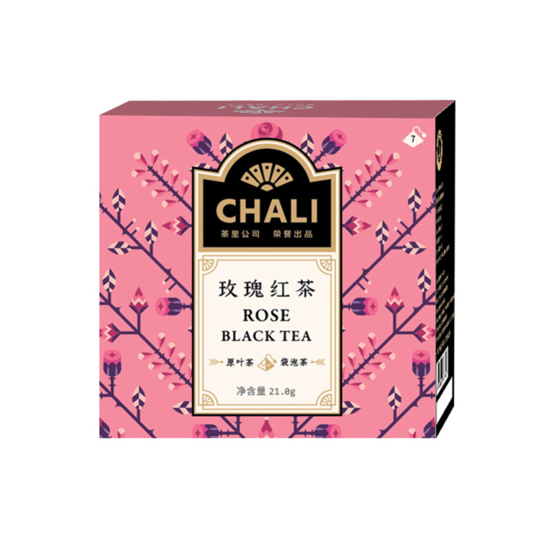 茶里(ChaLi) 单独包装玫瑰红茶21g(3g*7)*3盒 袋泡花草茶