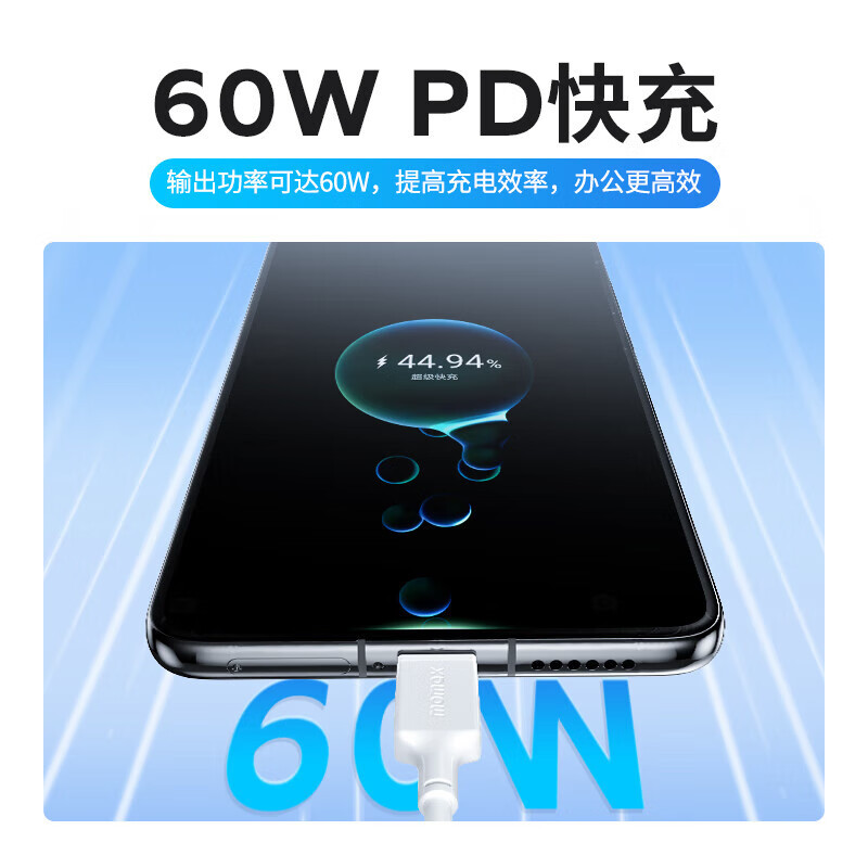 摩米士Momax小白数据线(TYPE C to TYPE C 1m)DC16 白色高清大图
