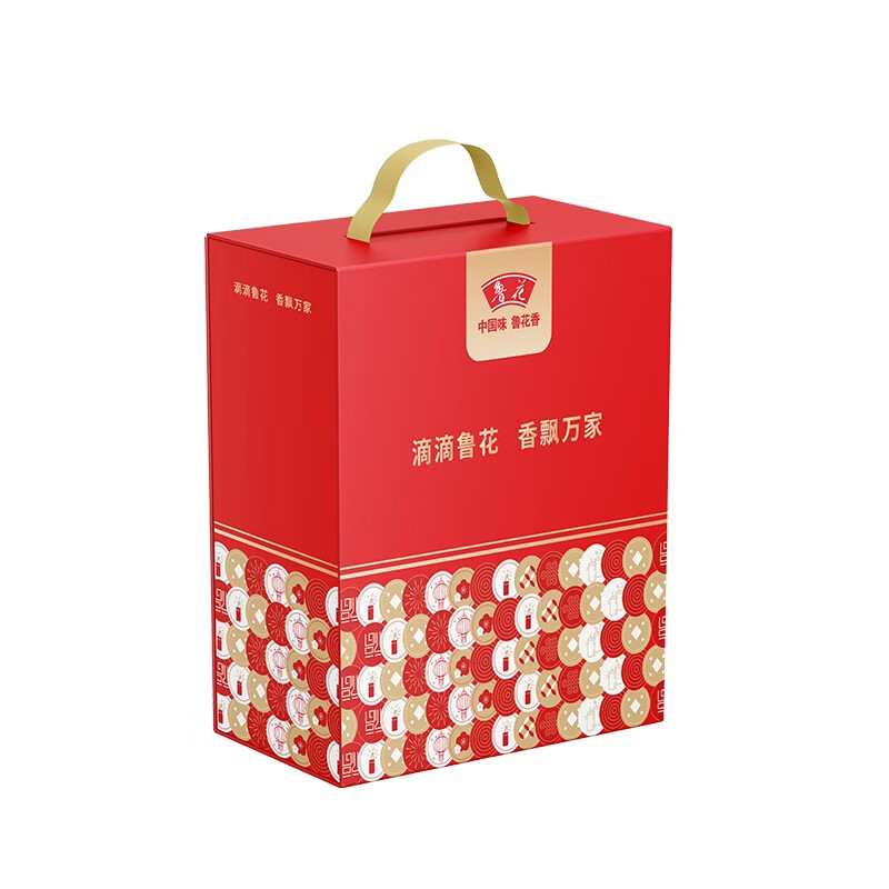 鲁花粮油调味礼盒吉祥如意礼盒D高清大图